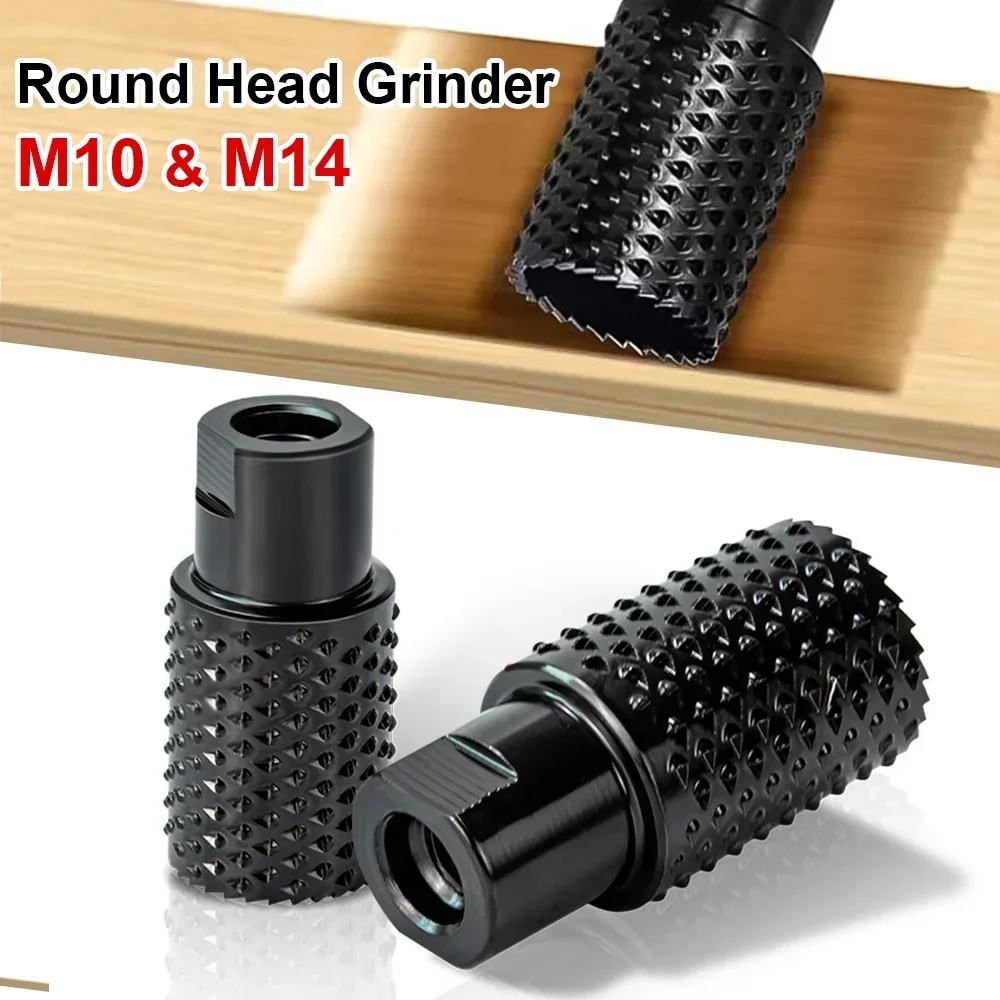 

M10/M14 Round Grinding Head Rotary Grinder High Carbon Steel Hole Opener For Metal And Wood Carving/Polishing/Engraving