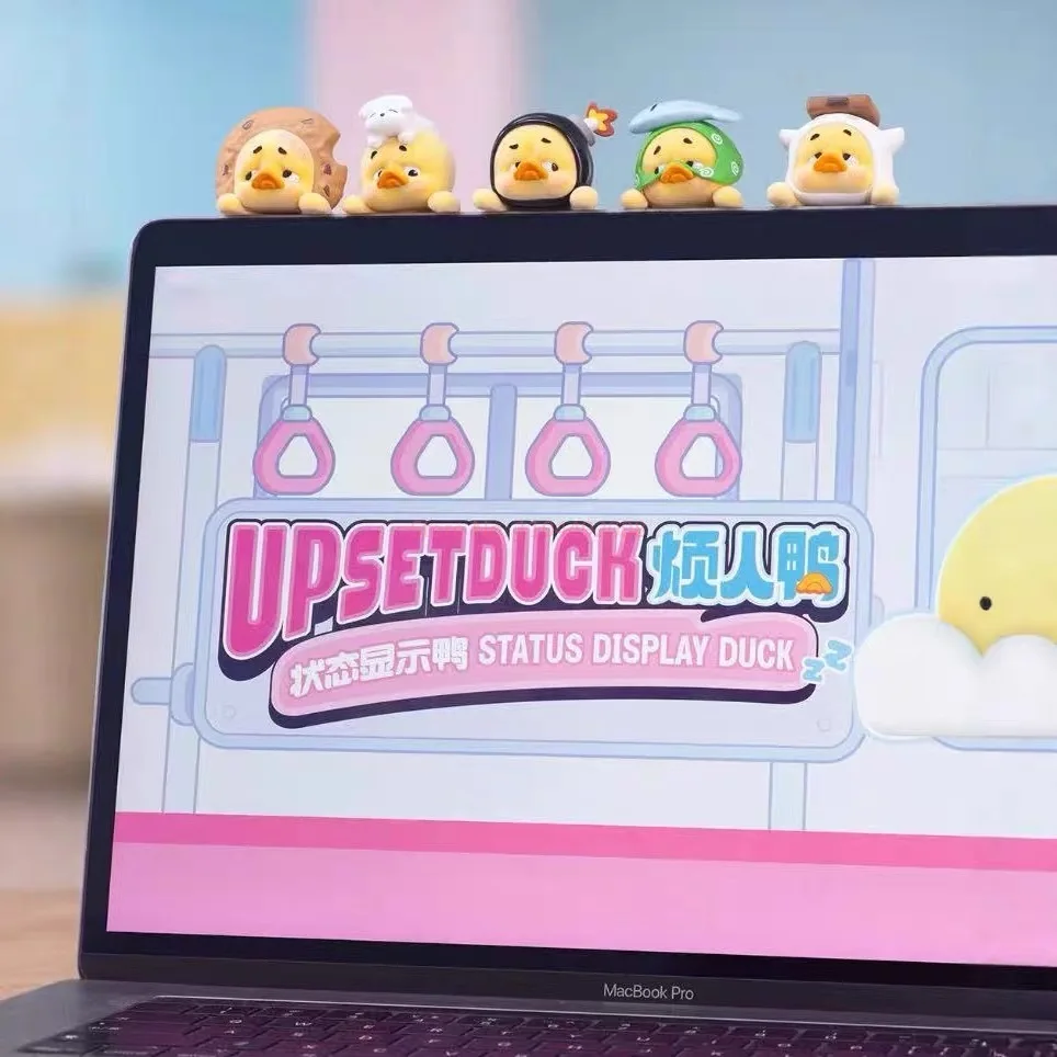 الأصلي في المخزون حالة بطة پریشان يظهر بطة Pa-Pa سلسلة صندوق أعمى لطيف سطح المكتب زينة الحلي هدايا عيد اللعب #6