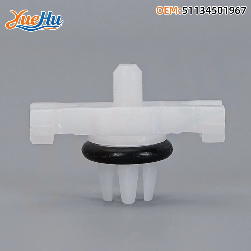 

YUEHU 25PCS Top Roof Rain Gutter Moulding Trims Fastener Clips BMW E46 1998-2014, 51138204858 51134501967