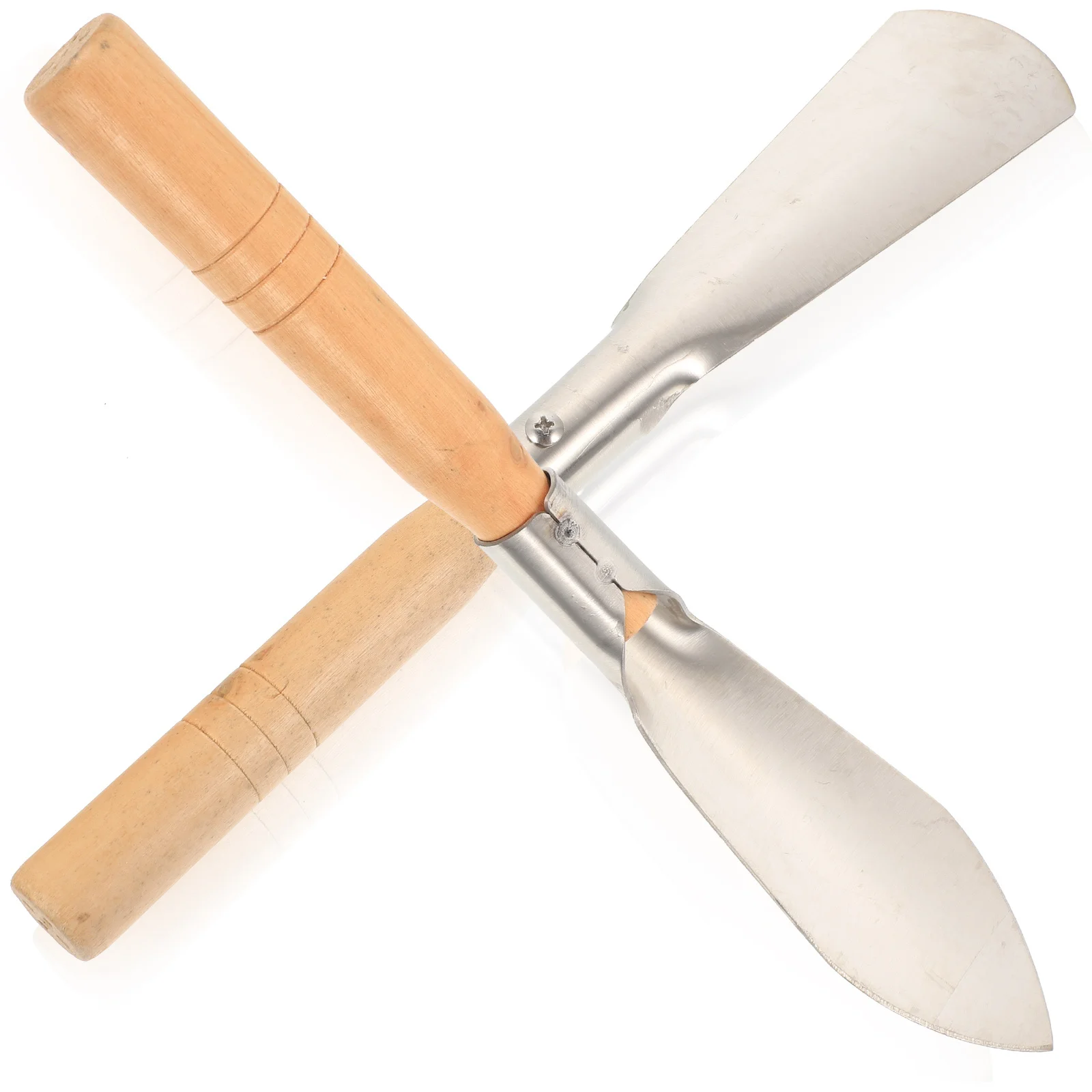 2 قطعة مجرفة حديقة الفولاذ المقاوم للصدأ زرع لزراعة الزهور إزالة الأعشاب الضارة ساحة التربة المزارع مجرفة اليد البستنة في الهواء الطلق