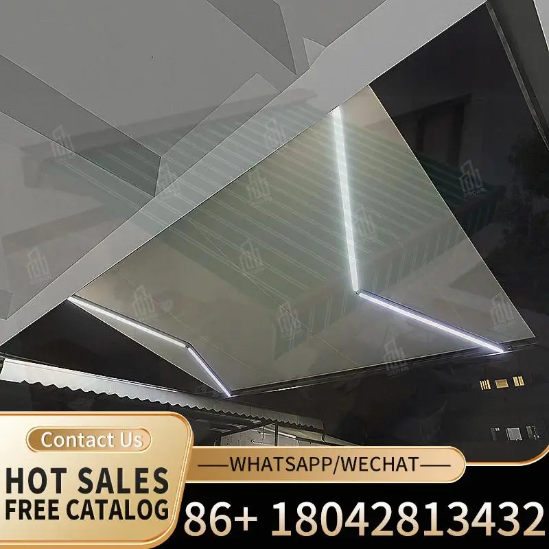 

Full Cassette Patio Awning Retractable Semi Cassette Toldo for Garden Balcony Terrace Retractable Awning