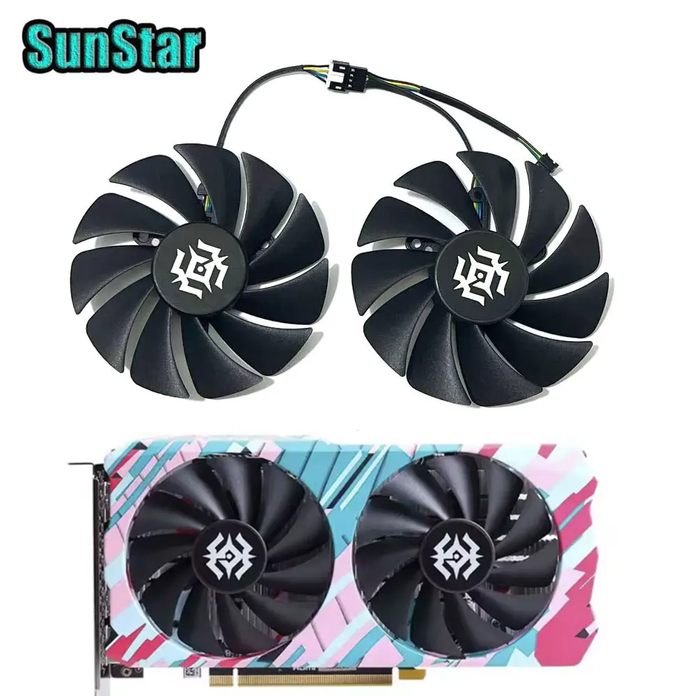 

NEW 89MM 4PIN RTX 4060 X GA92S2U Video Card Cooler Replacement Fan For ZOTAC RTX 4060 X Gaming OC TWIN CPU Cooling Fan