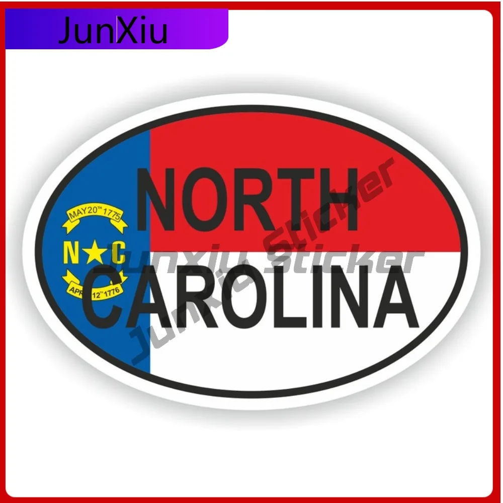 

North Carolina City Sticker With National Flag Badge Sticker Decorative Scratch Cover Scratch Cover Sticker X500 Motorcycle Stic