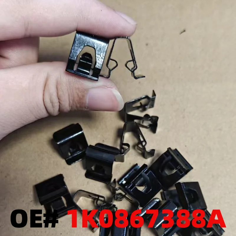20PCS OE# 1K0867388A Metal Dashboard Panel Clips for Volkswagen, Audi