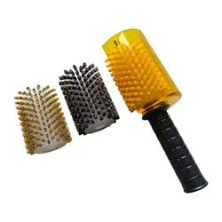 Snowboard Wax Brush Kit Nylon Brass Horsehair Professional Ski Wax Brush Kit Ski Maintenance Tools Waxing Equipment Supplies
