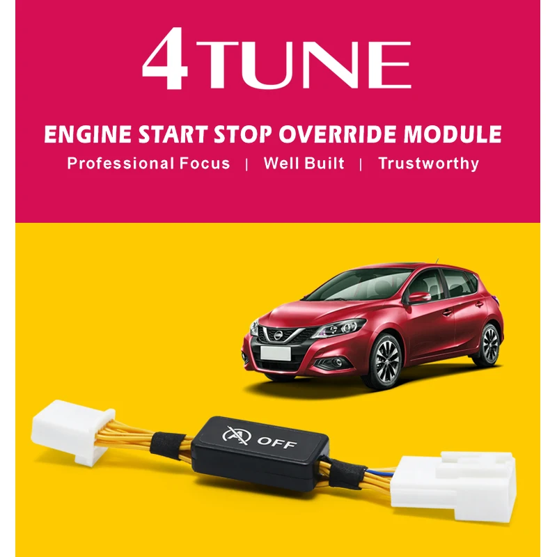 For Nissan Qashqai J11 2016-2021 Car Smart Auto Stop Canceller Automatic Stop Start Engine Eliminator Device Disable Plug Cable