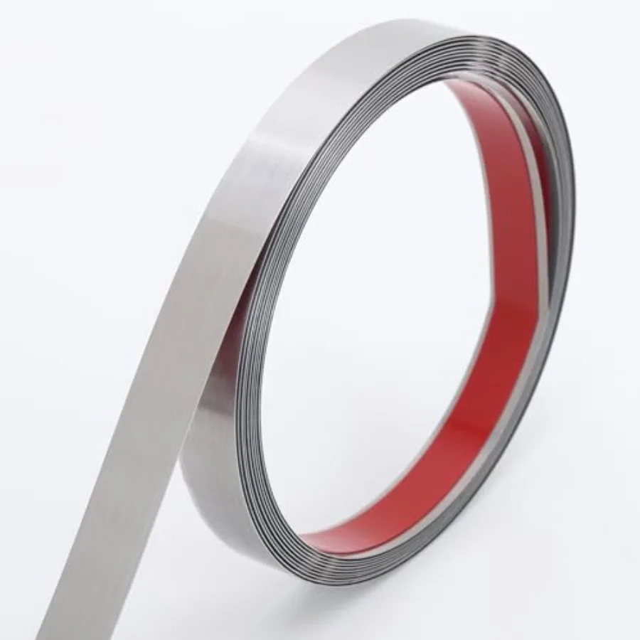 

Coengwui Peel and Stick Metal Molding Trim, Self-Adhesive Stainless Steel for Wall, Fireplace, Mirror Edging and Craft Decorati