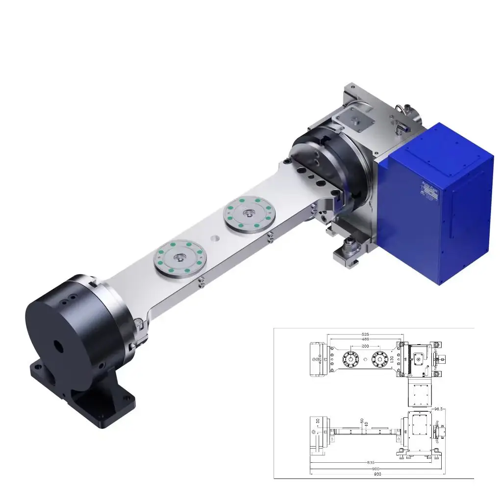AMF K40-C2 numerical control heavy machining pneumatic chuck steel MTS milling pneumatic quick change fixture