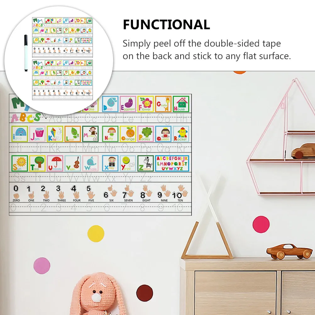 

Набор наклеек на стену с алфавитом из ПВХ, развивающие самоклеящиеся буквы для спальни, детской, школы, класса