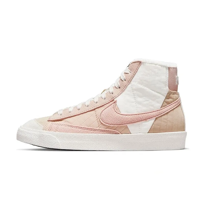 

NIKE BLAZER MID '77 SE Женские кроссовки Удобная износостойкая теплая повседневная обувь Бордовые туфли DO7445-261