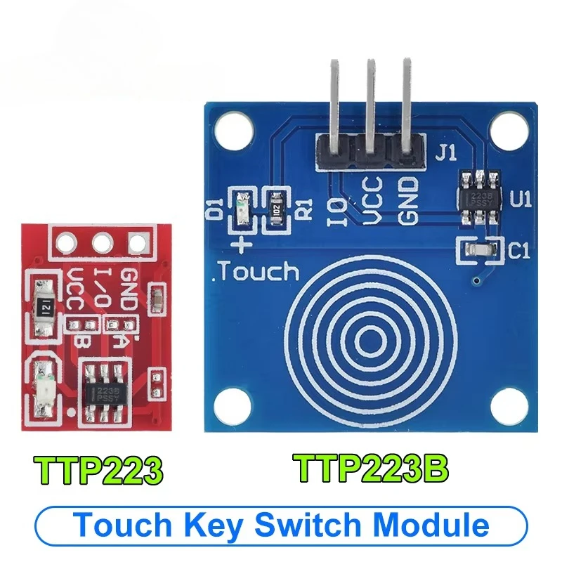 5/10pcs TTP223 Touch Key Switch Module Touching Button Self-Locking/No-Locking Capacitive Switches Single Channel