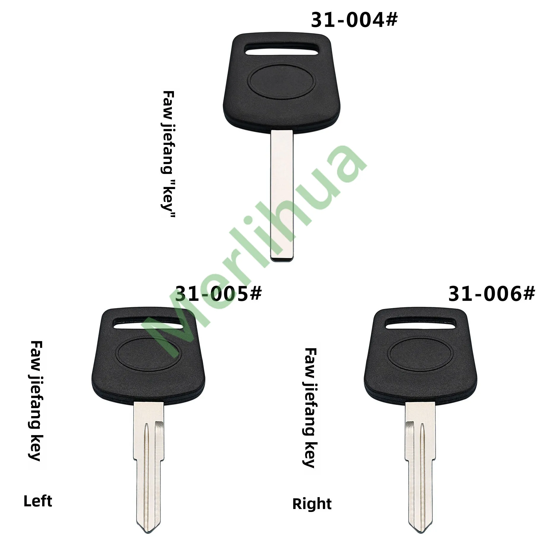 FOR FAW Jiefang J6P J7 Heavy Truck Key Blank, High‑Quality Spare Replacement Uncut Mechanical Key For Large Lorry