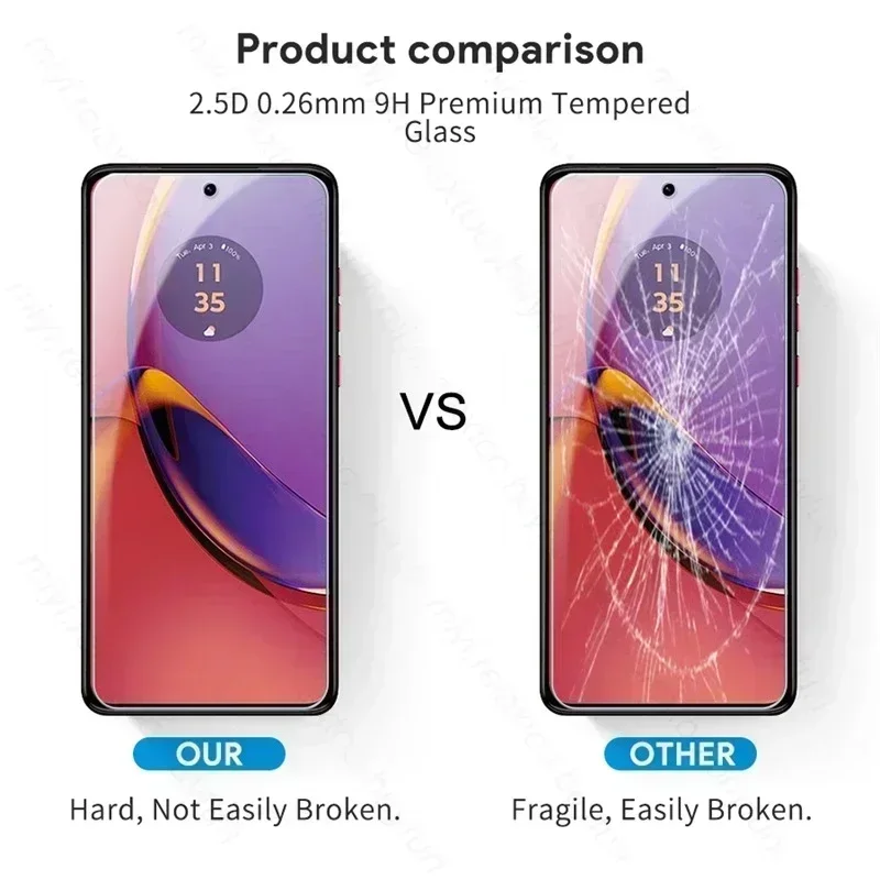 อุปกรณ์ป้องกันหน้าจอกระจกเทมเปอร์6 in 1สำหรับ Motorola Moto G54 G84 G34 5G G14เพาเวอร์ G24 4G กระจกกล้อง Moto Rola g 14 24 34 54 84