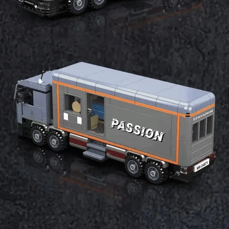 モールドキング 24071 ミニワールド RVトラック 組み立てブロック クールなブロックハウス 重機おもちゃ フィギュア付き 知育DIYギフト