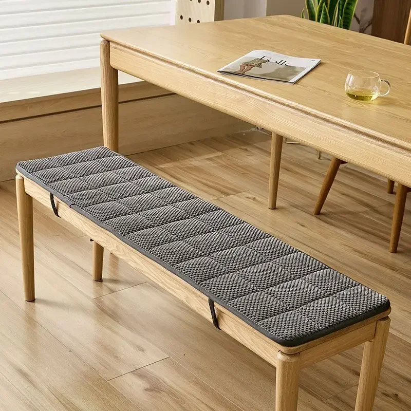 Thicken Long Bench Cushion Mahogany Bench Cushion Solid Customized Wood Sofa Card Seat Cushion for Winter