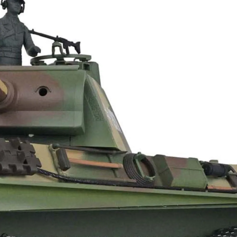 

Радиоуправляемый танк Panzer Heng Long 1/16, масштаб 7,0, 3879 3878, обновленная немецкая пантера G Toucan RTR, готовые к бегу металлические гусеницы TH17488