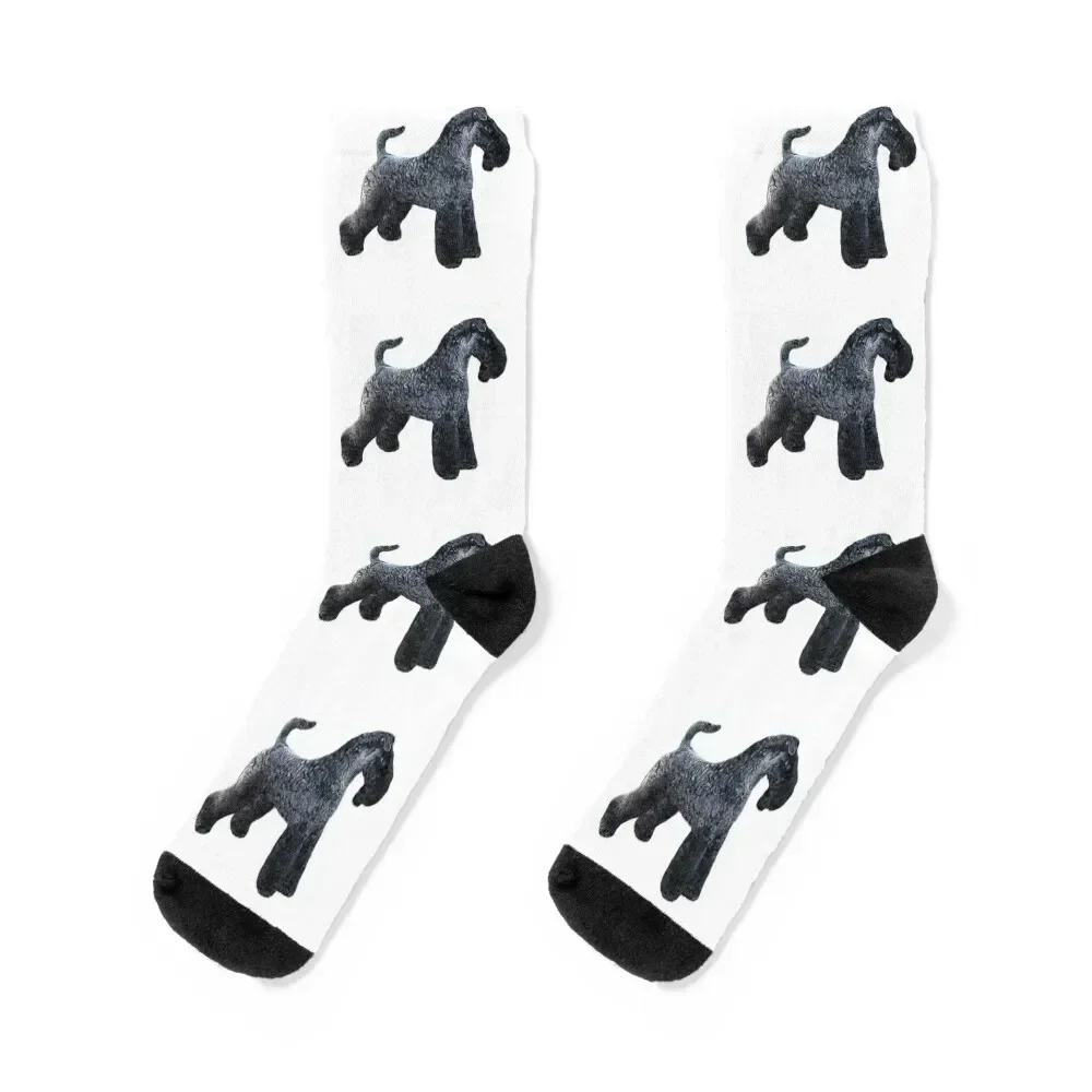 

Kerry Blue Terrier Socks New year's cool Stockings Ladies Socks Men's