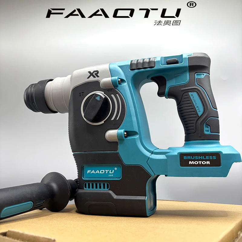 

FAAOTU 273 Electric Cordless Brushless Hammer Drill Rechargeable Rotary Hammer Drilling Compatible with MT batteries NO battery