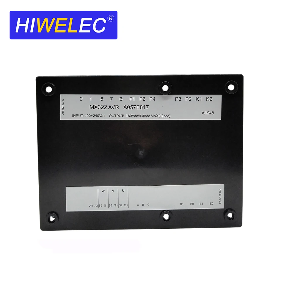 MX322 AVR for Diesel Brushless Generator Automatic Voltage Regulator Stabilizer Voltage Board