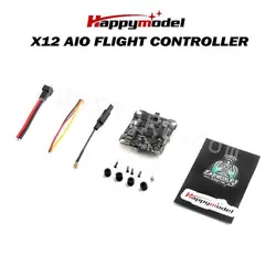 HAPPYMODEL X12 AIO 5-IN-1 F4 kontroler lotu wbudowany 12A ESC i OPENVTX wsparcie 1-2S bezszczotkowa RC FPV Racing Drone