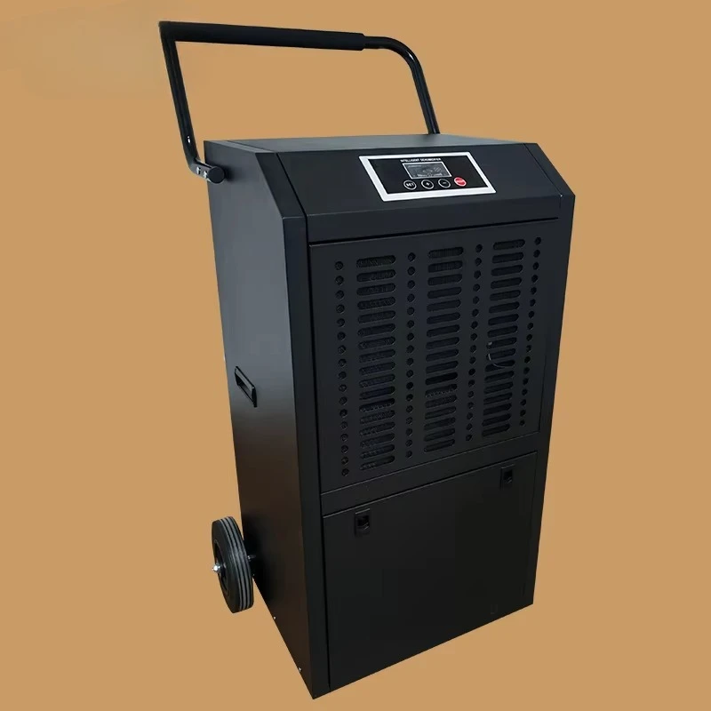 90L continuous drainage dehumidifier, electric power supply in warehouse basement