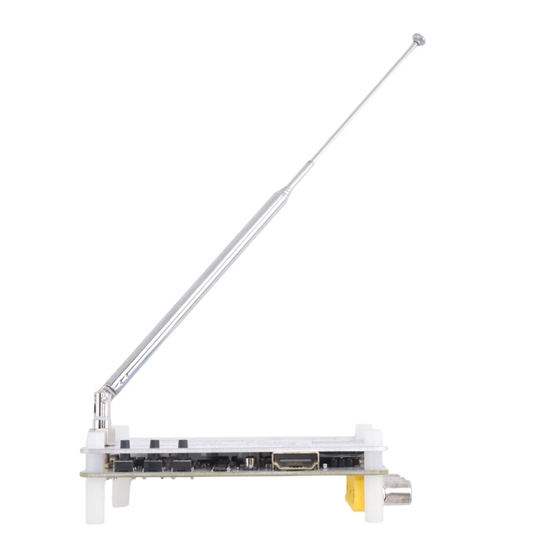 A76F-White Analog TV Signal Transmitter Home Analog TV Transmitter With OLED Display For Global Tvs