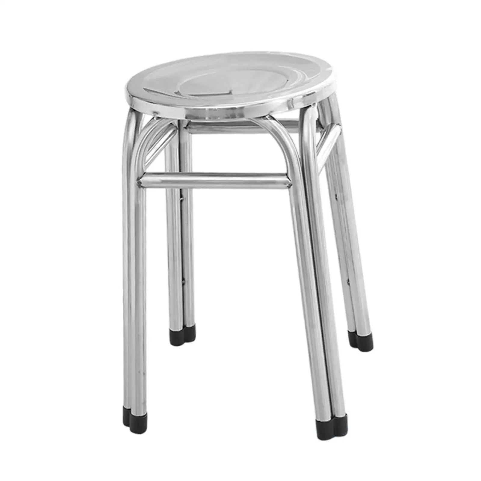 Stackable Stool Non Slip Portable Round Stool for Garden Indoor Home Office