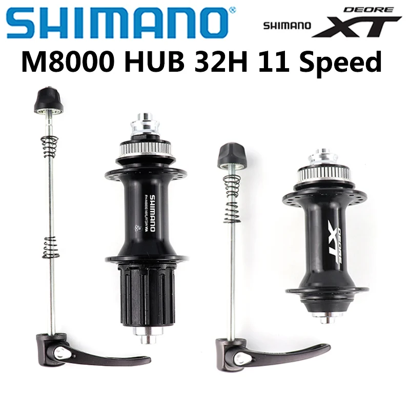 SHIMANO DEORE XT M8000 HUB HB-M8000 FH-M8000 11-скоростной 32-луночный замок для быстрой разборки Цветочный барабан Оригинальные детали