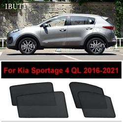 カーサンシェード起亜sportage 4 ql 2016 2017 2018 2019 2020 2021自動車サンバイザーメッシュカーテンサイドウィンドウuv熱サンシールド