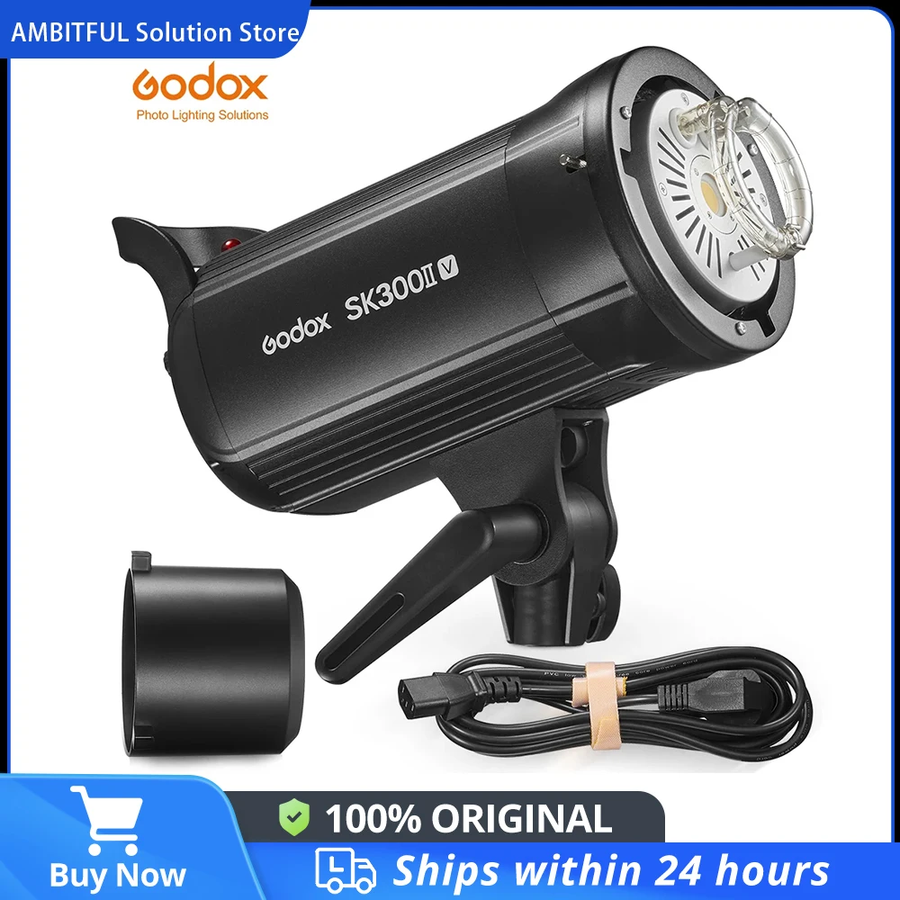 Godox SK300IIV SK400IIV SK300II-V SK400II-V 2.4G X System Professional Compact Studio Flash for Photography Studio Stream