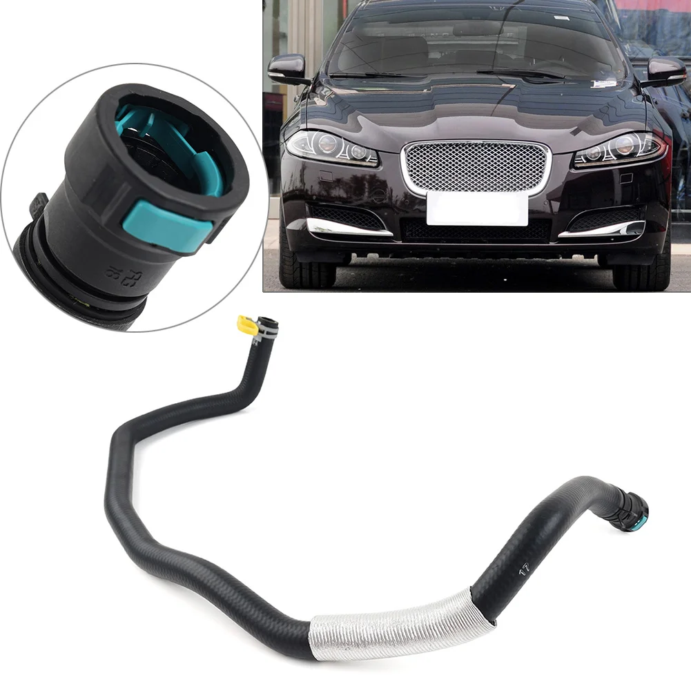 C2D31067 Car Heater Return Hose Radiator Oil Cooler Tube For Jaguar XF 2009-2015 XJ 2010-2019 Only For 2.0T Turbo Engine