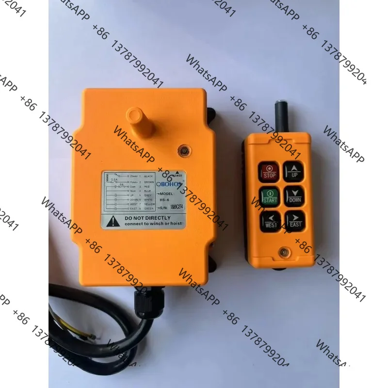6 Channel Hoist Crane Radio Remote Control System HS‑6