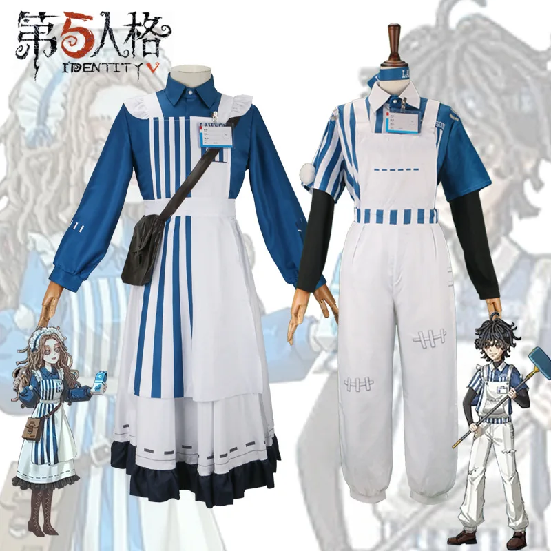 Popular Game Identity V Cosplay Psychologist Game Anime Costume Cos Patient Costume Halloween Stage Costume Unisex