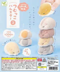 Yell Capsule toys cute kawaii fatty Tsumukko hamster part.2 stack up flocking dolls squeeze stress relief squeak figure