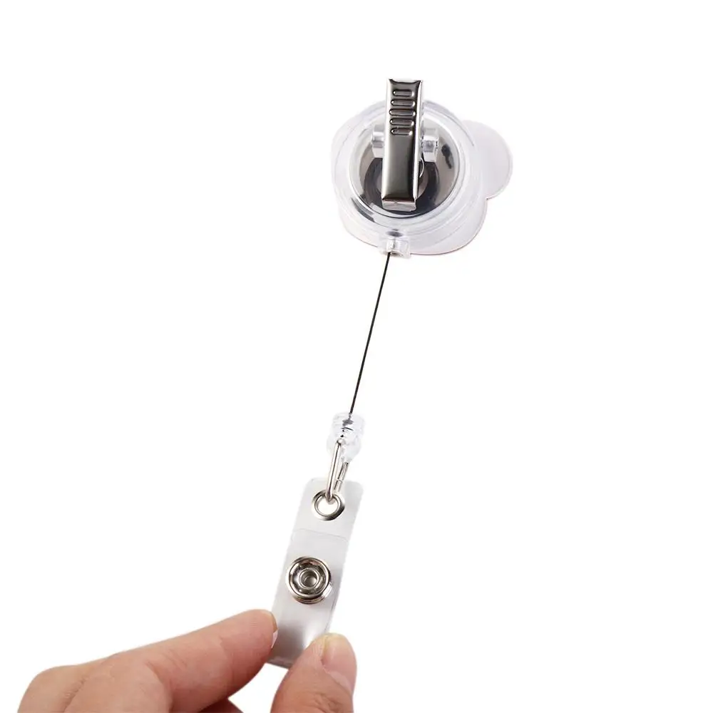 Supplies Reel Clip Stationery Nurse Doctor Office Supplies ID Card Clips Name Card Holder Retractable Badge Reel Badge Holder