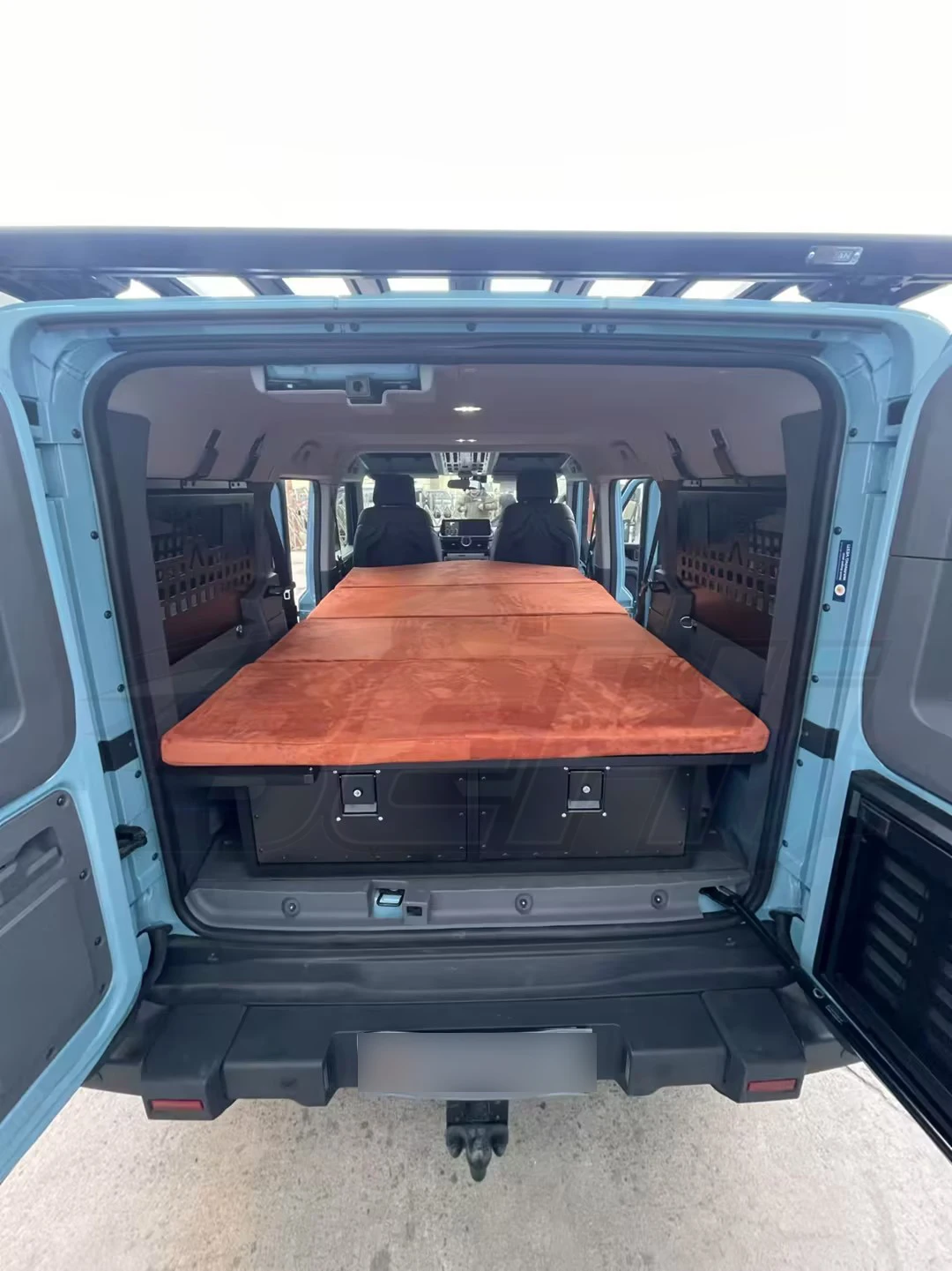 Exclusive Sale New Design Ineos Grenadier Rear Trunk Storage Box Folds Bed Relax Stash ABS Upgrade Interior Interior Accessories