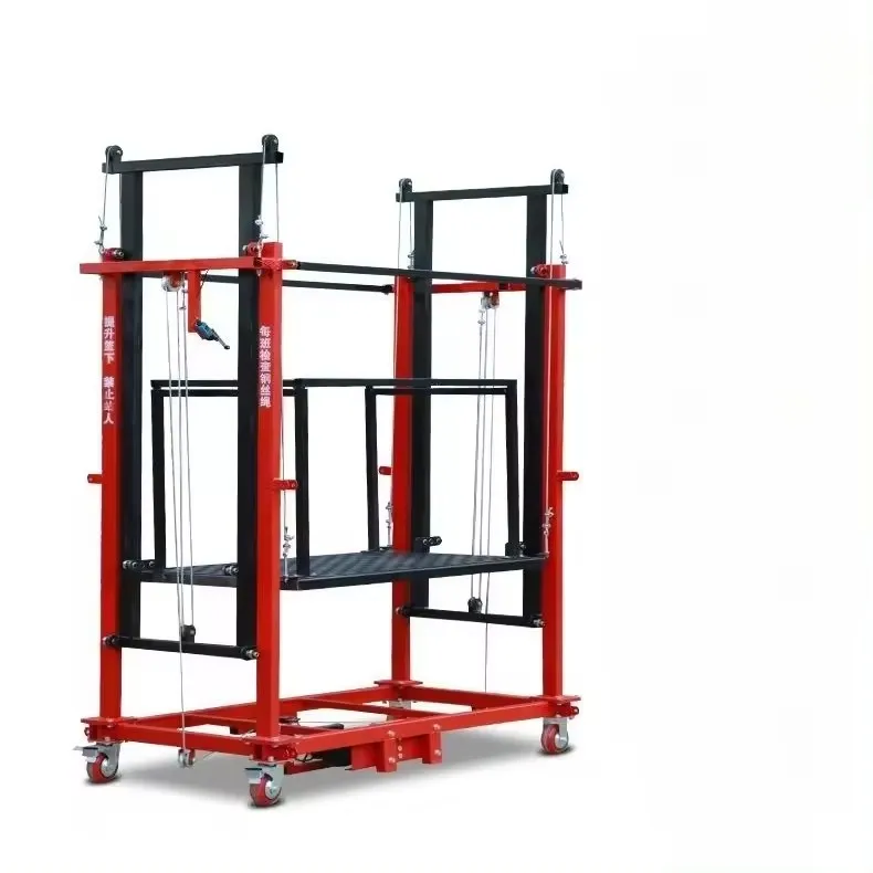 2-8m Electric Ladders & Scaffolding Lift with Wire Rope Sling Professional Scaffolding Spare Motor