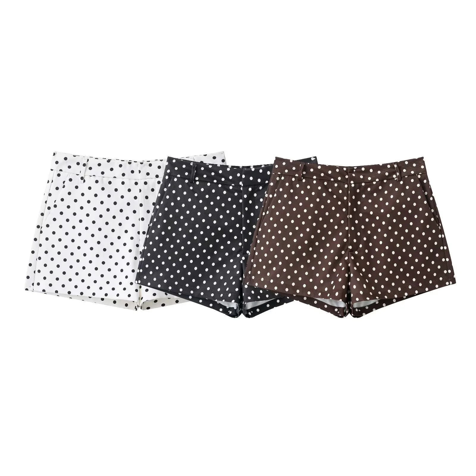 

Женские модные шорты в горошек, новые осенне-зимние сексуальные повседневные универсальные мини-шорты с высокой талией и принтом, горячий низ