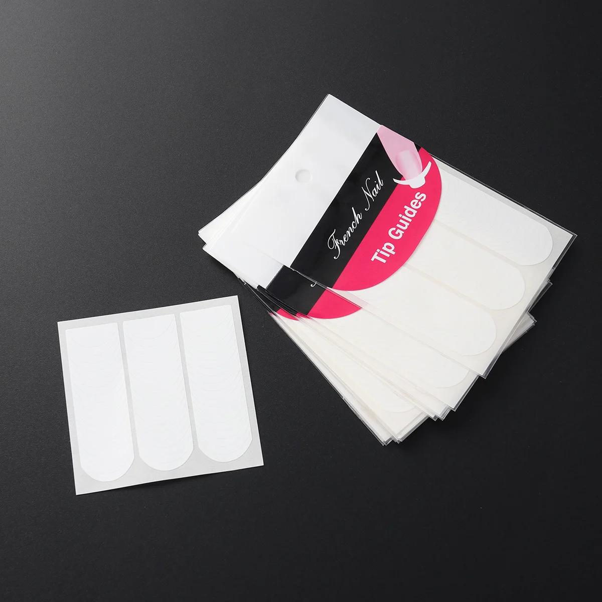 

14Pcs Nail Sticker French Manicure Smile Line Classic Designs DIY Self-Adhesive Nail Art Decals Tips for Women