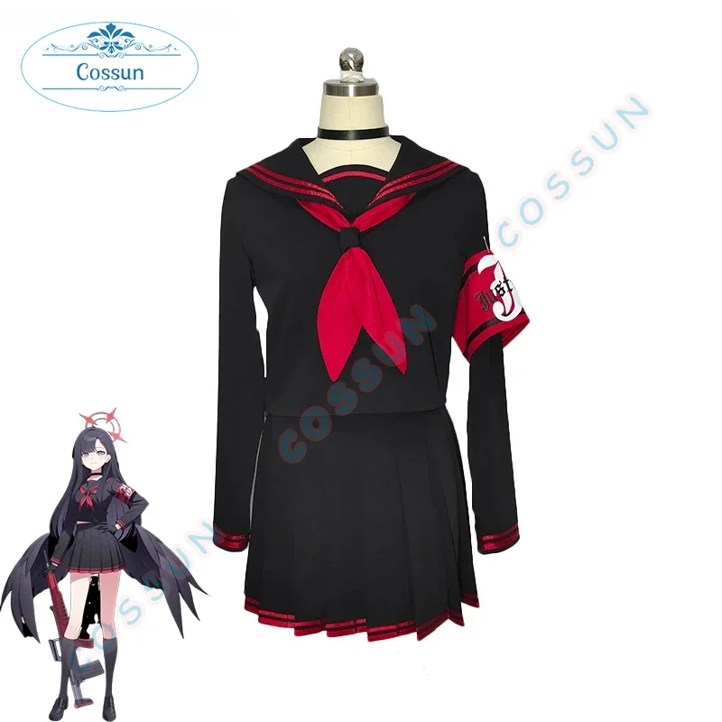 

[Customized] Game Blue Archive Ichika Cosplay Costume Women Cute Sailor Dress High School JK Uniform Suit Halloween Outfits