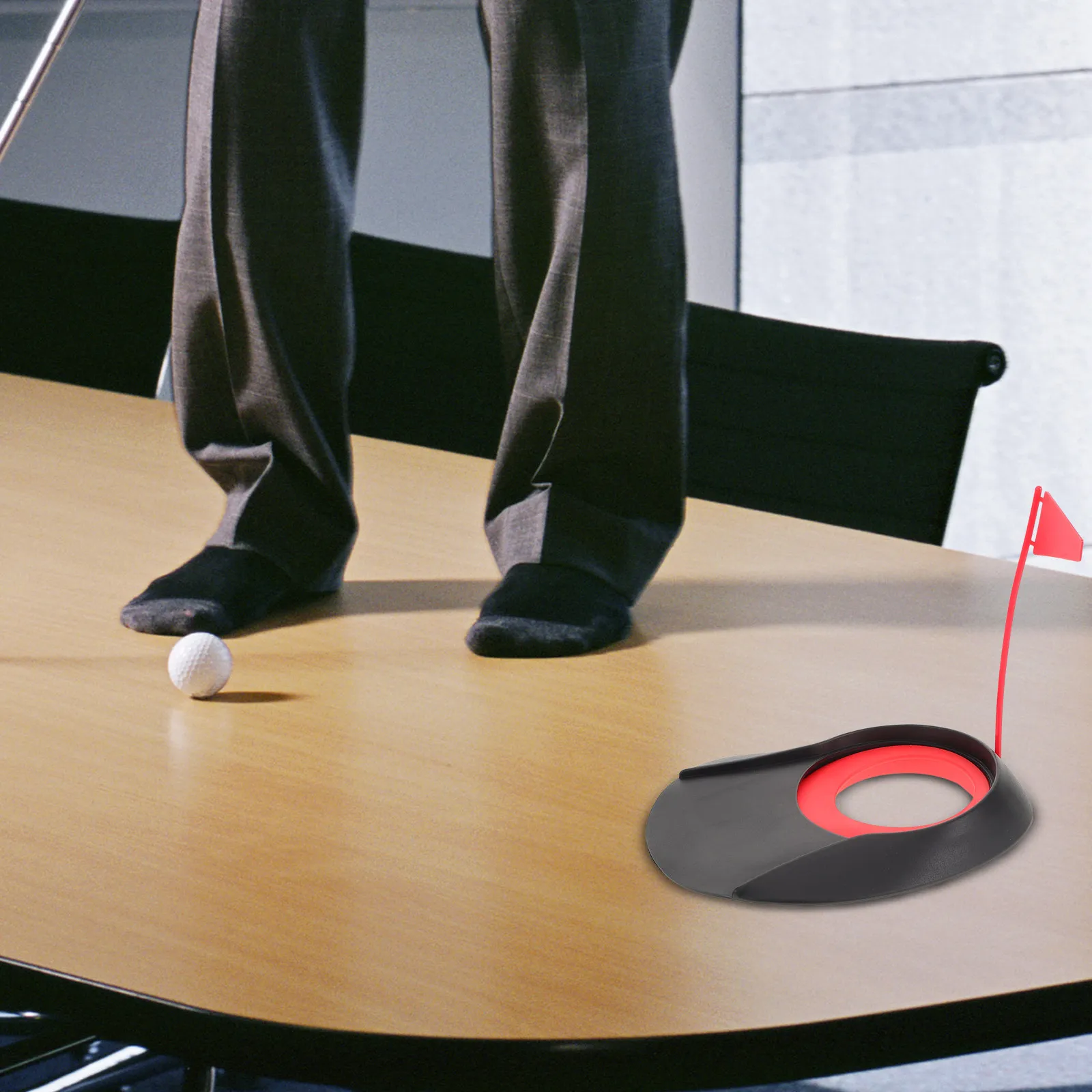 Plastic golfputtingcup met vla - Home Gym Practice recensie en prijs