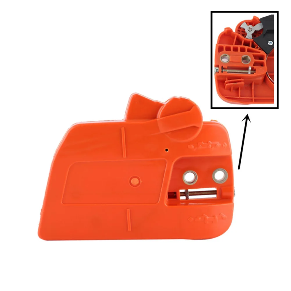 Brake Side Cover Orange Chainsaw Clutch Cover Precision Fit Enhanced Safety Features Chainsaw Repair For HUS235