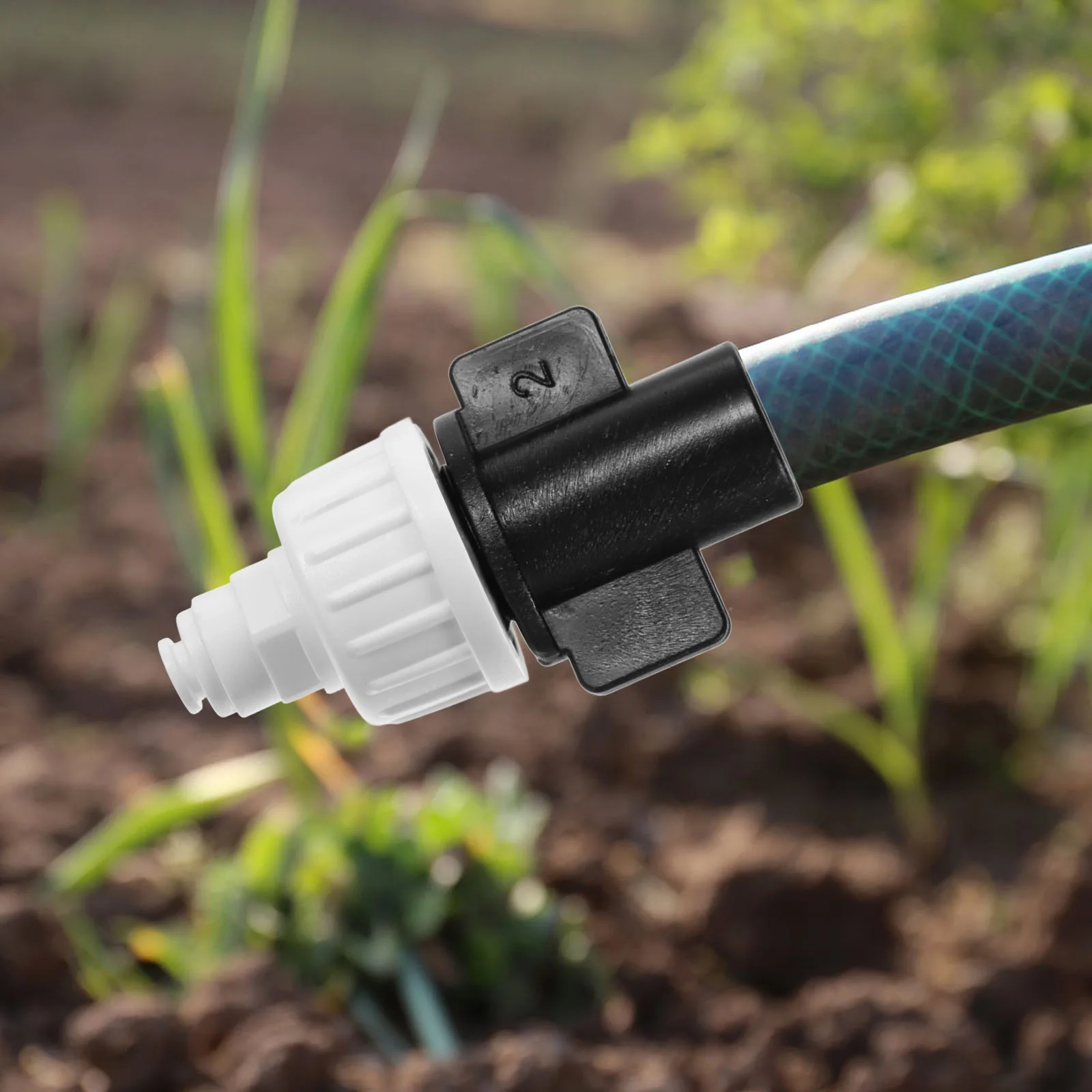 

2pcs Quick Connect Water Hose Sprayer Connector Durable Garden Hose Fittings Misting System Parts Pipe Fitting Stable Connection