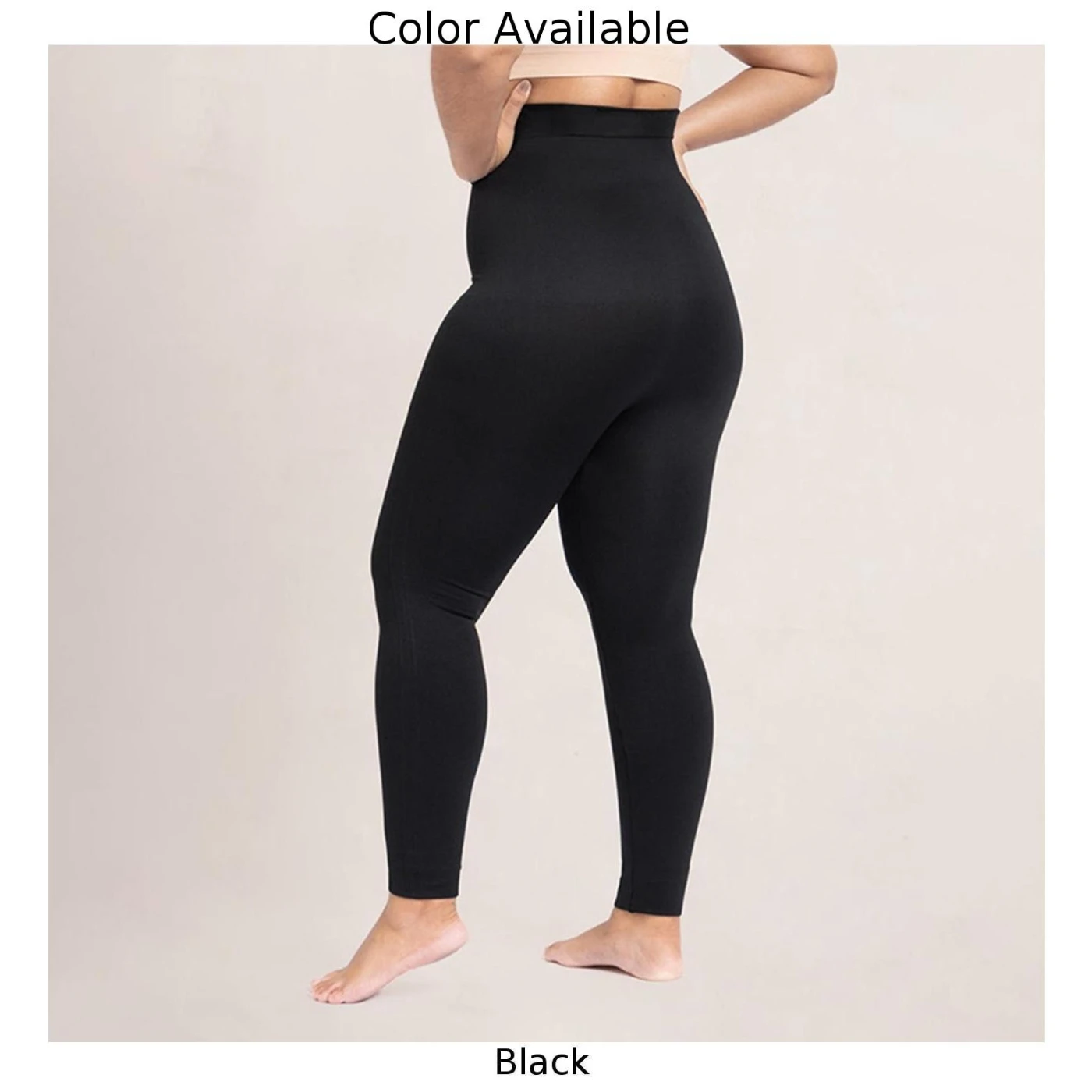 New Women High Rise Shaper Tight Fitting Leggings Tummy Control Slimming Silicone Non-Slip Pants Adhesive Ladies Leggings Pants