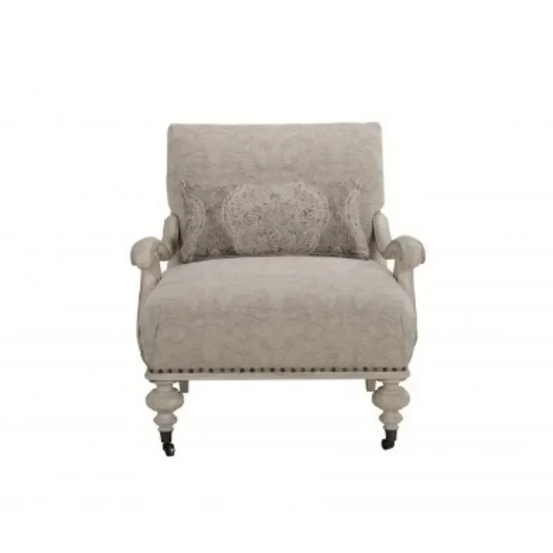 American style, living room single sofa leisure chair decorative chair all solid wood hotel coffee solid wood leisure chair