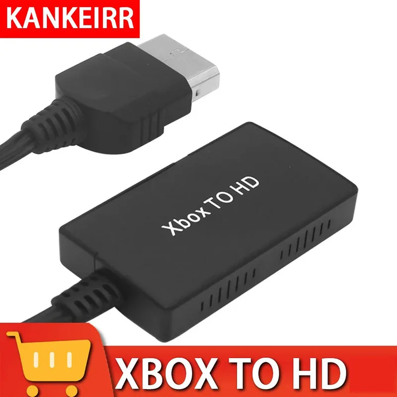 KANKEIRR Xbox to HD compatible adapter  plus 1m HD compatible  cable is applicable to the original Xbox, supporting 1080P/720P