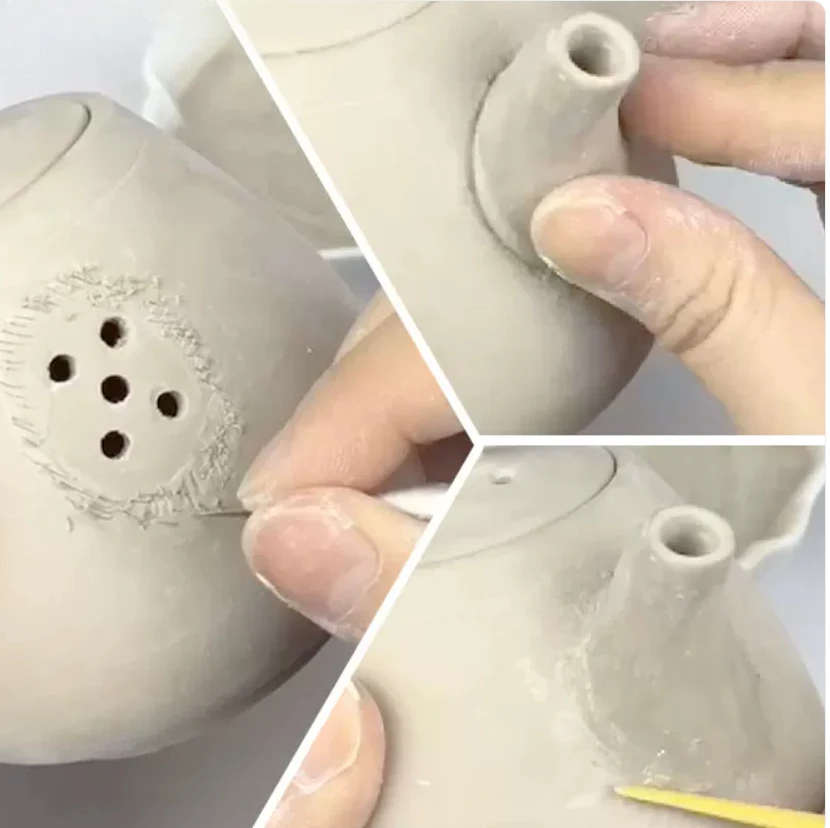 Ceramic gypsum grouting mold, teapot nozzle, mud molding process materials