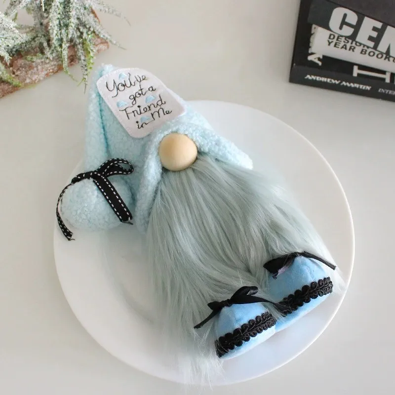 

Dwarf Old Man Faceless Doll Statue Figurines Ornament Home Office Desktop Decoration Creative Gifts