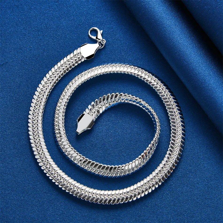 925 Sterling Silver Simple Sna - Men Accessories Elegant 评论和价格