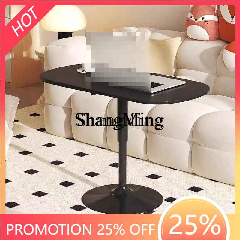 

FG good-looking removable rotating simple light luxury living room rock slab edge few creative liftable in front of the bed